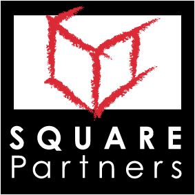 Logo Square Partners pour la réalisation d'un ballon publicitaire à hélium de forme sphérique