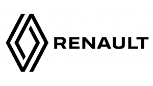Logo Renault, à Avesnes et à Guise, département du Pas-de-Calais en région Hauts-de-France.