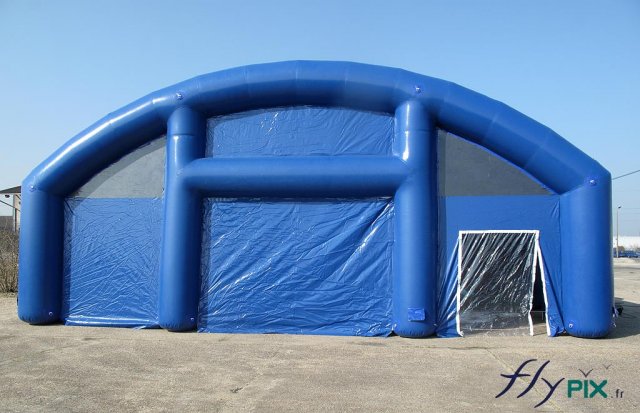 Tente gonflable abri pour protection environnement et chantiers de dépollution.