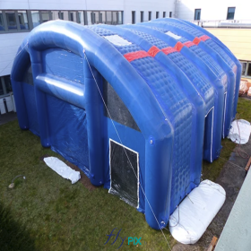 IUT de Nantes : un hangar gonflable de grande taille, une salle de sport temporaire, enveloppe PVC double peau capitonnée