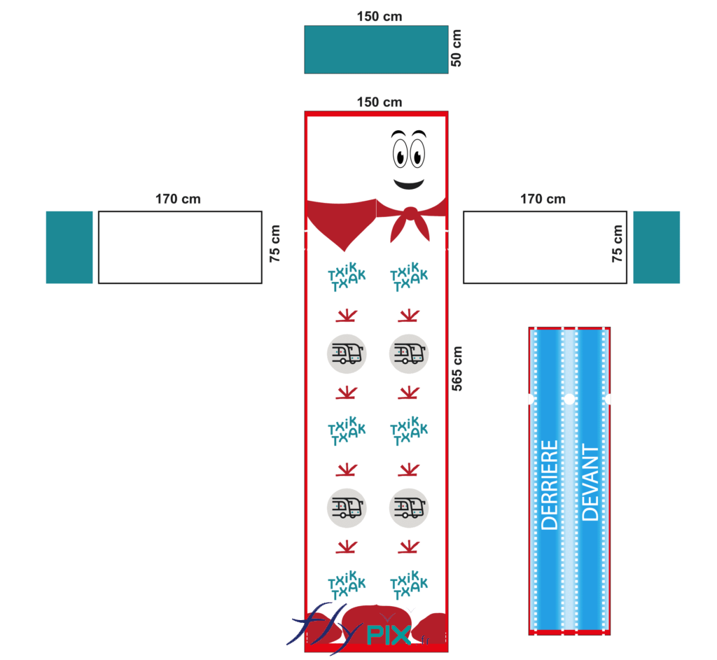 BAT skydancer bonhomme H = 6 m : REDBOX / LE LABO