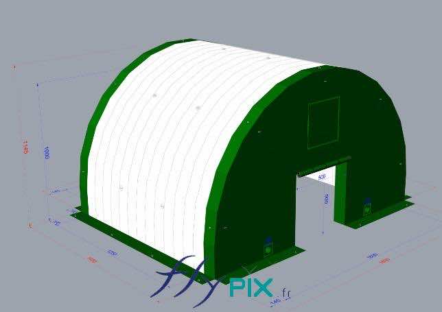 FLYPIX depollution sol excavation sol hangar gonflable grande surface grande taille abri gonflable tente gonflable tunnel demi lune ventile turbine enveloppe pvc 045mm 37