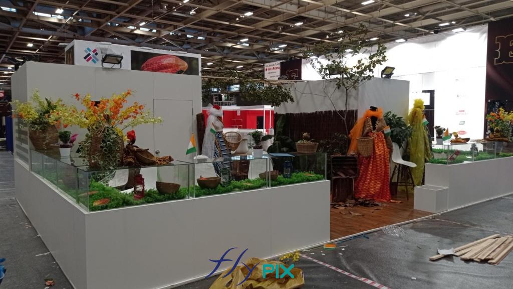 Salon professionnel, stand monté à pris, salon du Chocolat en octobre 2021