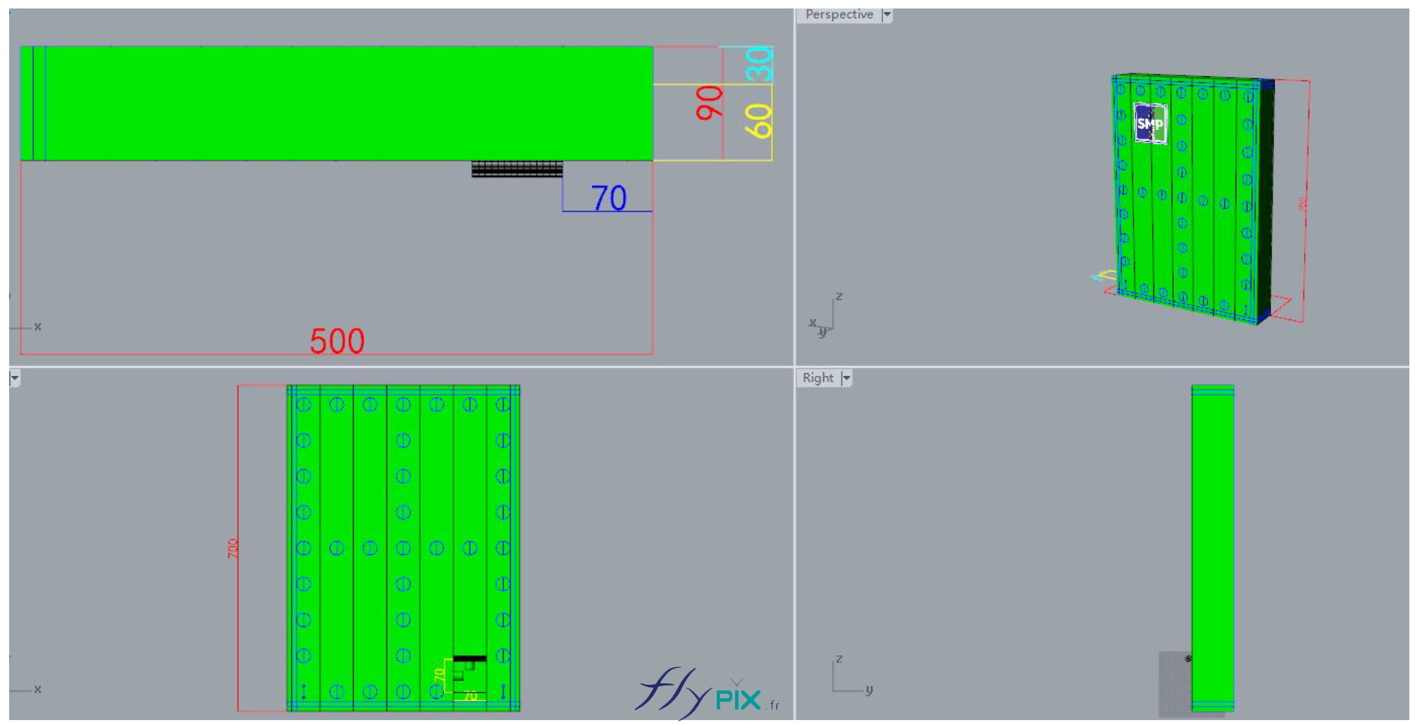 FLYPIX murs gonflables reduction bruits chantier BTP SMP DRILLING 3