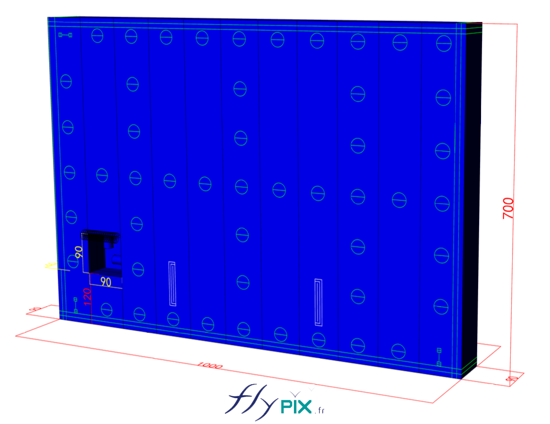 FLYPIX murs gonflables reduction bruits chantier BTP SMP DRILLING 5