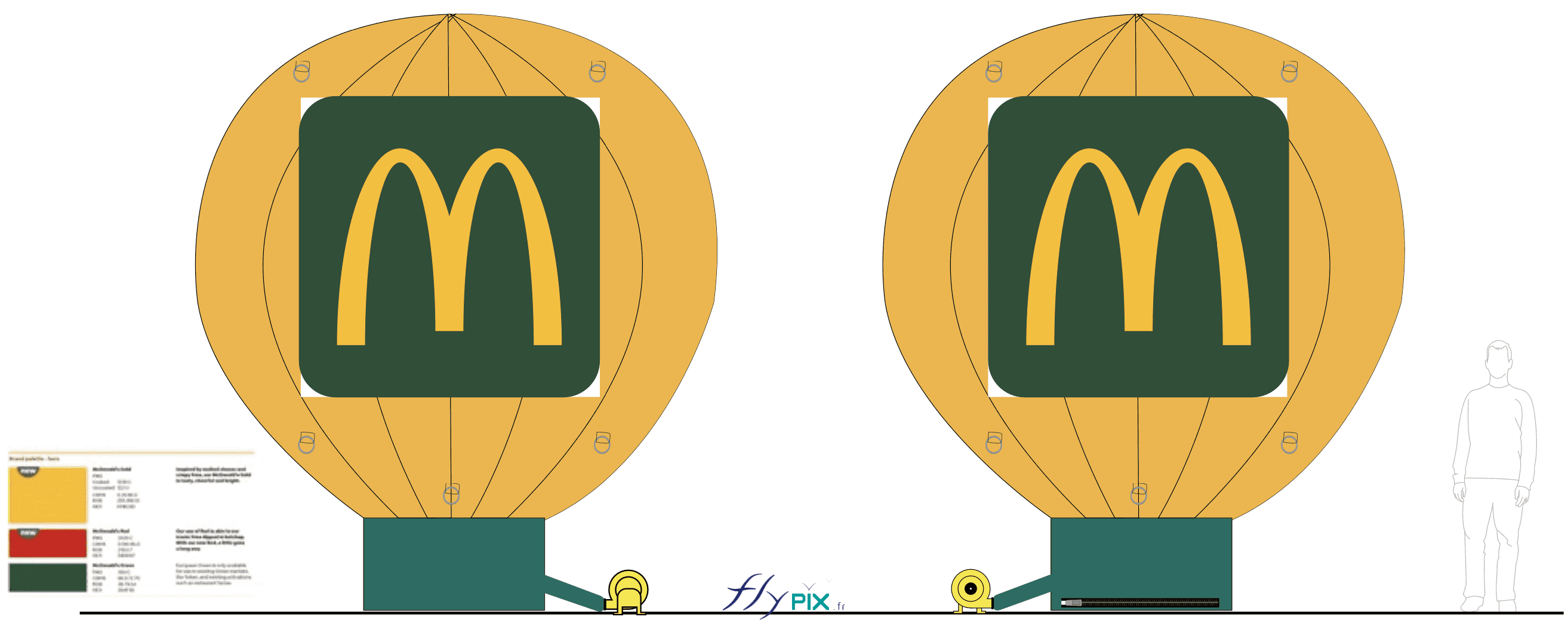 FlyPix BAT montgolfire imprimee ventilee turbine enveloppe PVC 045mm Mcdonalds pont leveque 3