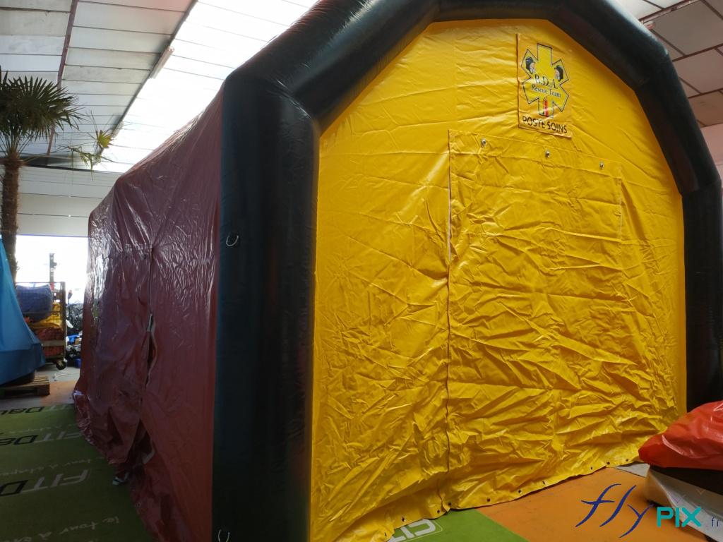 Tente gonflable poste médical avancé pour poste de premiers secours, air captif étanche gonflé à l'air avec une pompe