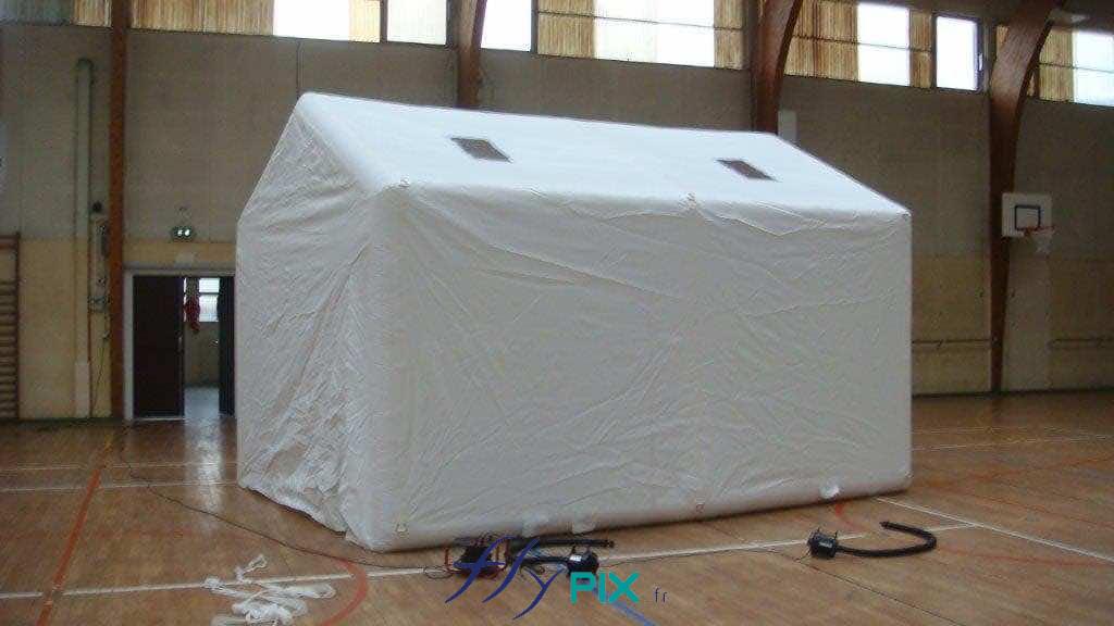 Tente gonflable industrielle air captif forme maison chapiteau enveloppe pvc pompe 4