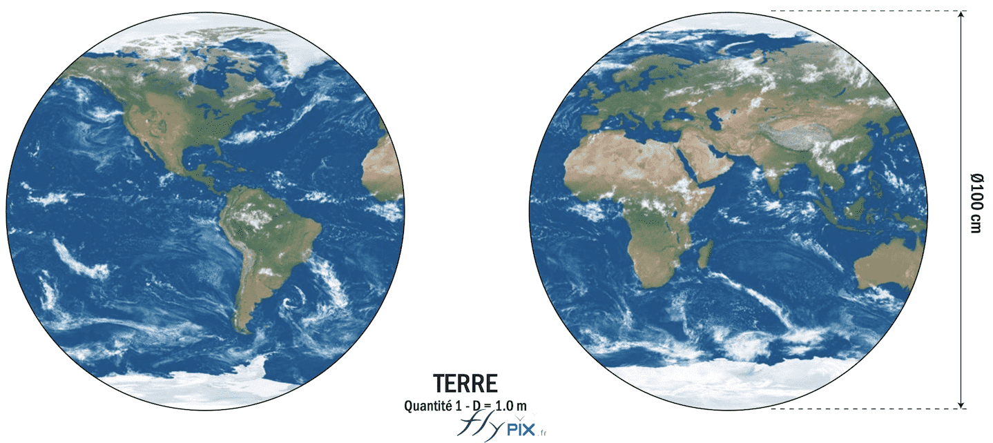 Ballons planètes & astronomie : Terre, Lune, Mars, Jupiter, Vénus, Soleil,  Uranus, Neptune