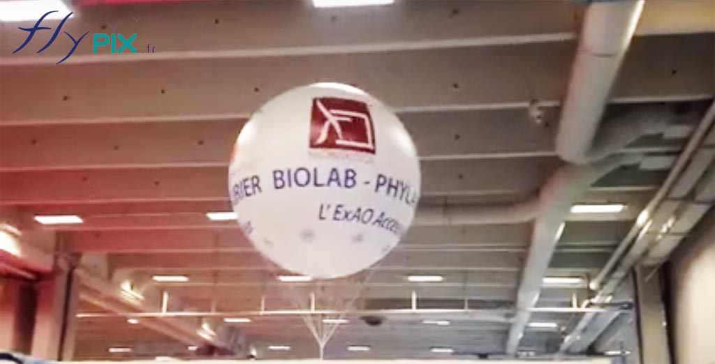 ballon pvc imprime spherique pour salon professionnelgonfle helium