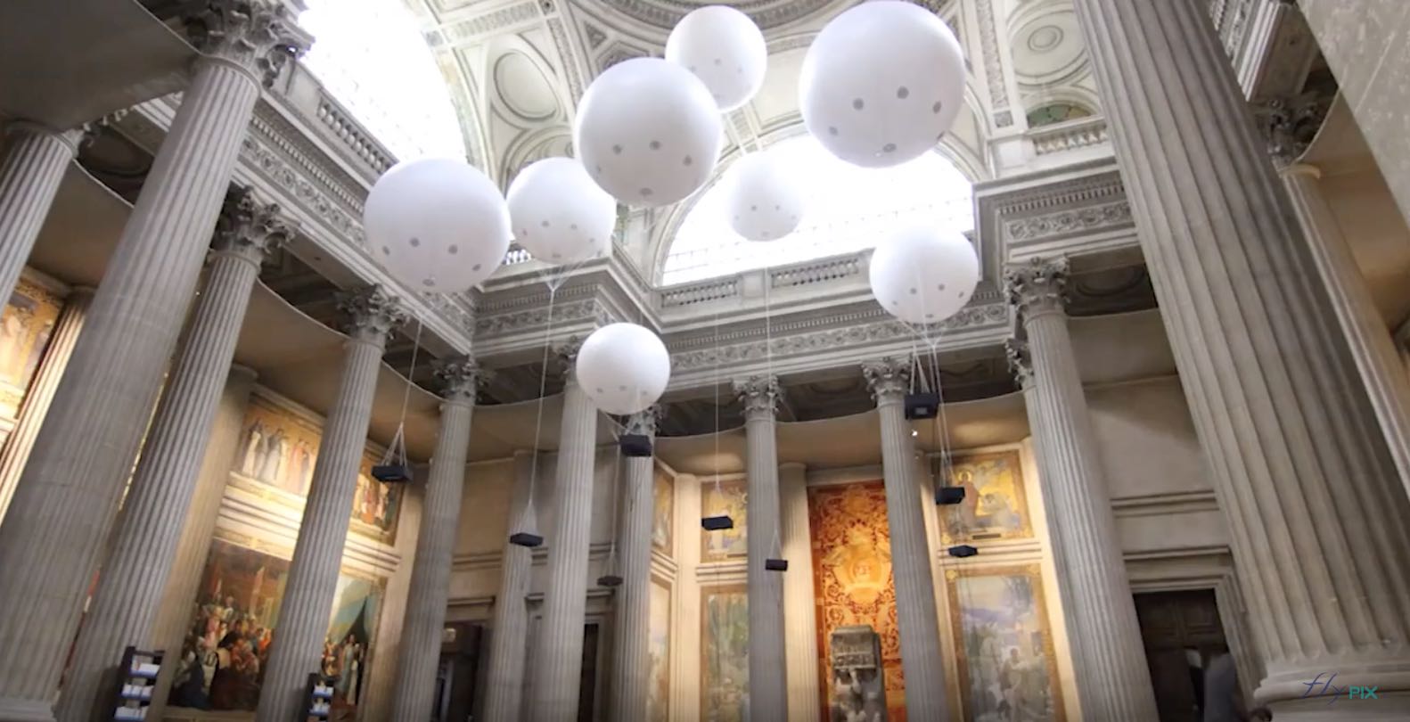 ballons personnalises imprimes utilisation interieur Pantheon