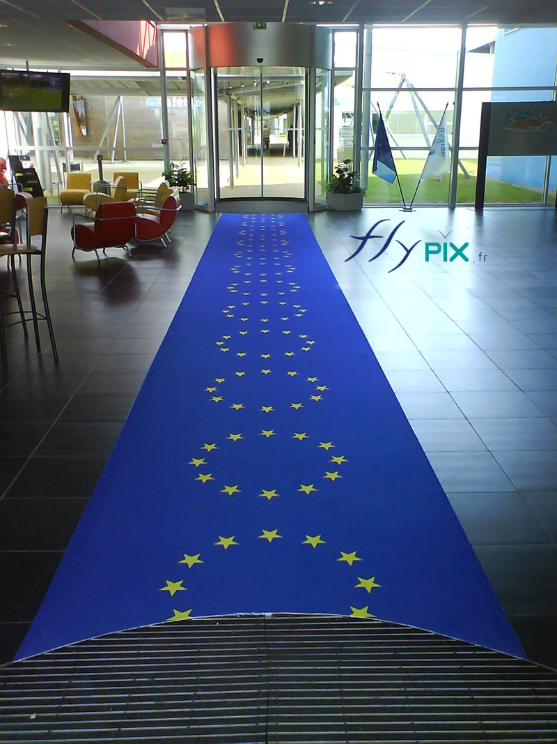 moquette sol imprimée