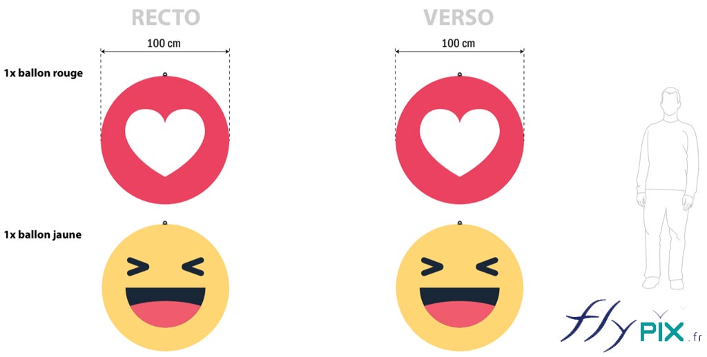 ballon publicitaire emoticones facebook bon a tirer