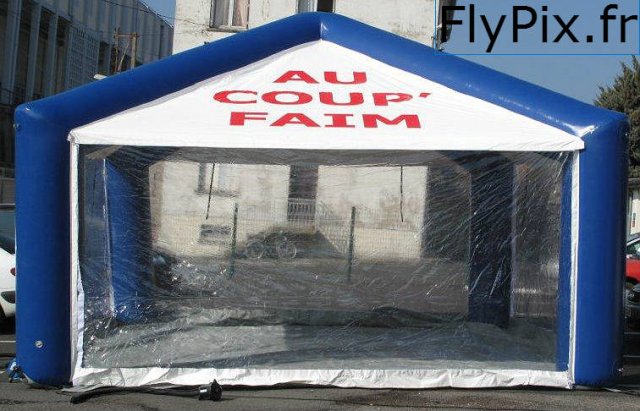 Fabrication de tente gonflable pour bar, buvette, snack, bistrot, restaurants