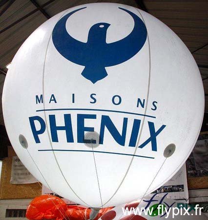 Ballon publicitaire sphérique lumineux