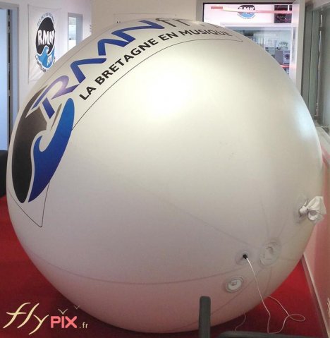 Ballon sphérique en PVC avec logo