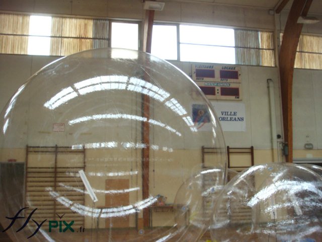 Ballons PVC enveloppe transparente