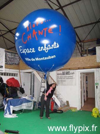 Ballon publicitaire à hélium