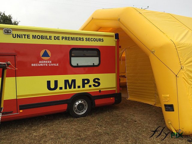 Tente gonflable PMA pour premiers secours