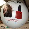 Ballon publicitaire avec impression couleur