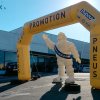 Arche gonflable publicitaire concessionnaire auto Michelin