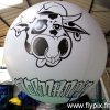 Ballons publicitaires à hélium sphériques en PVC 0.18mm