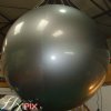 Ballon PVC texture argentée