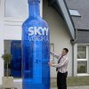 Structure gonflable bouteille de Vodka