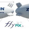 Bon à tirer pour un dirigeable zeppelin publicitaire