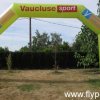 Arche gonflable pour une compėtition sportive dans le Vaucluse