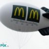 Ballon dirigeable publicitaire Mac Donalds