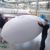 Gonflage d&#039;un dirigeable avec de l&#039;hélium