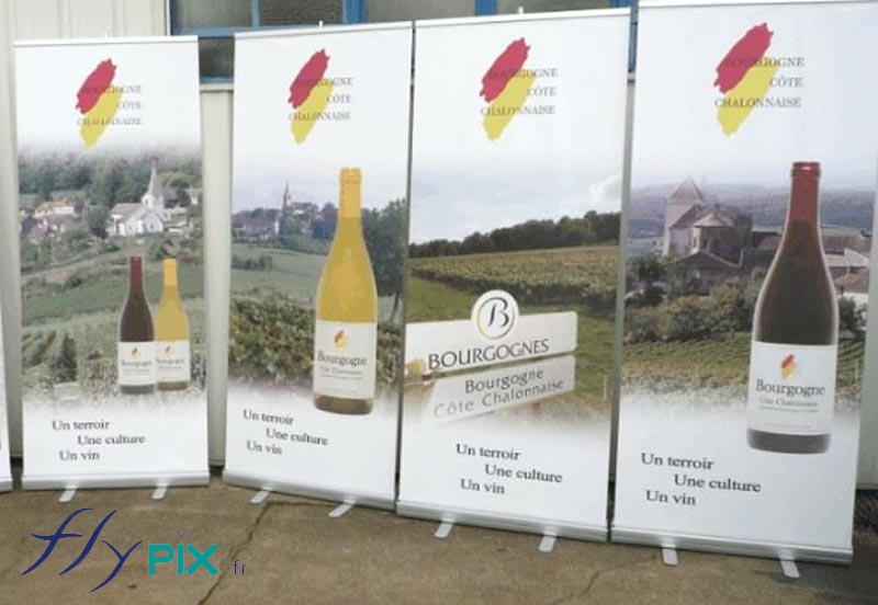 plv panneaux affichages vins vignerons viticole